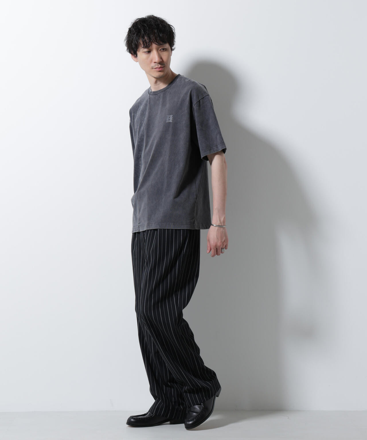 ｢A-C-Z｣2トーンピグメントTシャツ 半袖