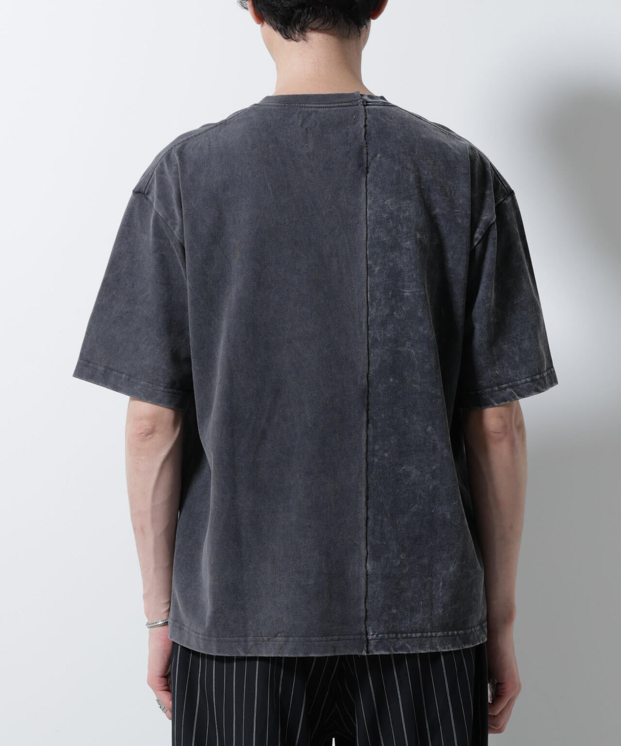｢A-C-Z｣2トーンピグメントTシャツ 半袖