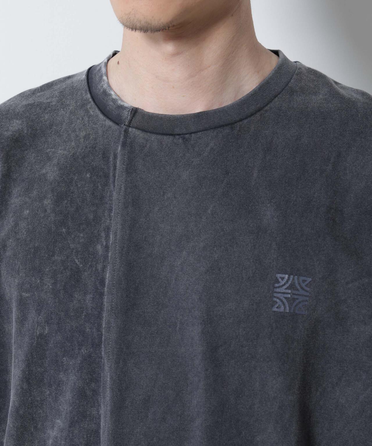 ｢A-C-Z｣2トーンピグメントTシャツ 半袖