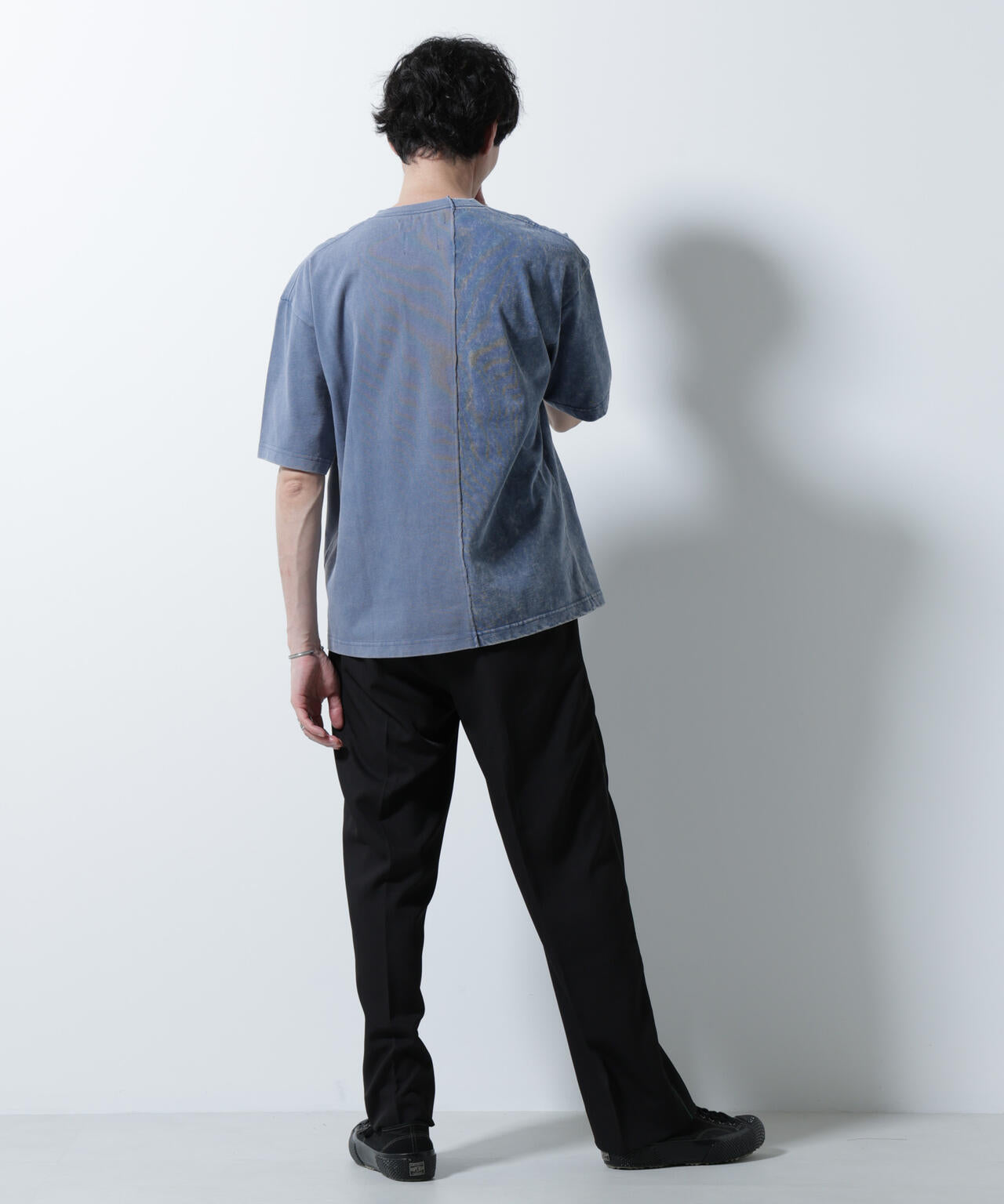 ｢A-C-Z｣2トーンピグメントTシャツ 半袖