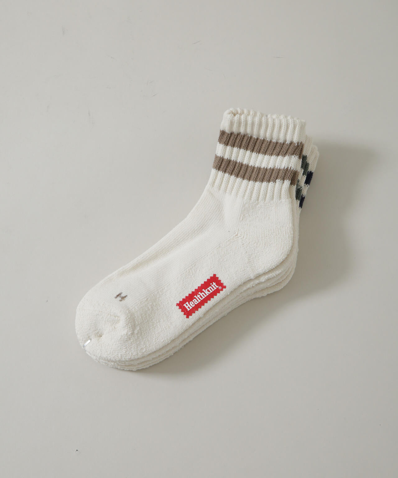 Healthknit/シンカー2本ライン ソックス 3足SET
