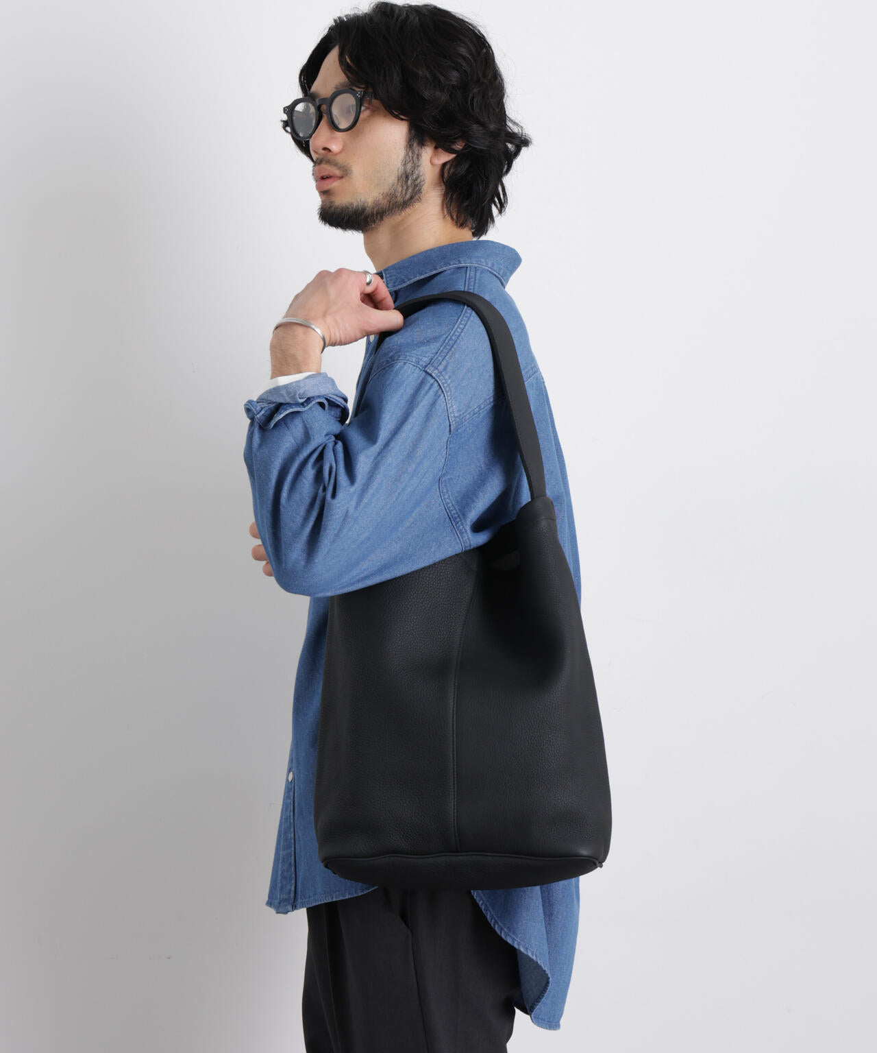 6.5oz リラックスデニムシャツ 長袖