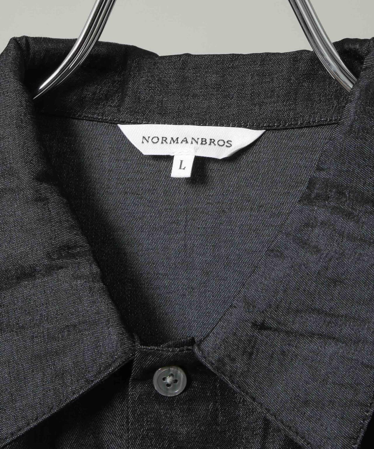 NORMANBROS別注 シャンブレーシャツ 半袖