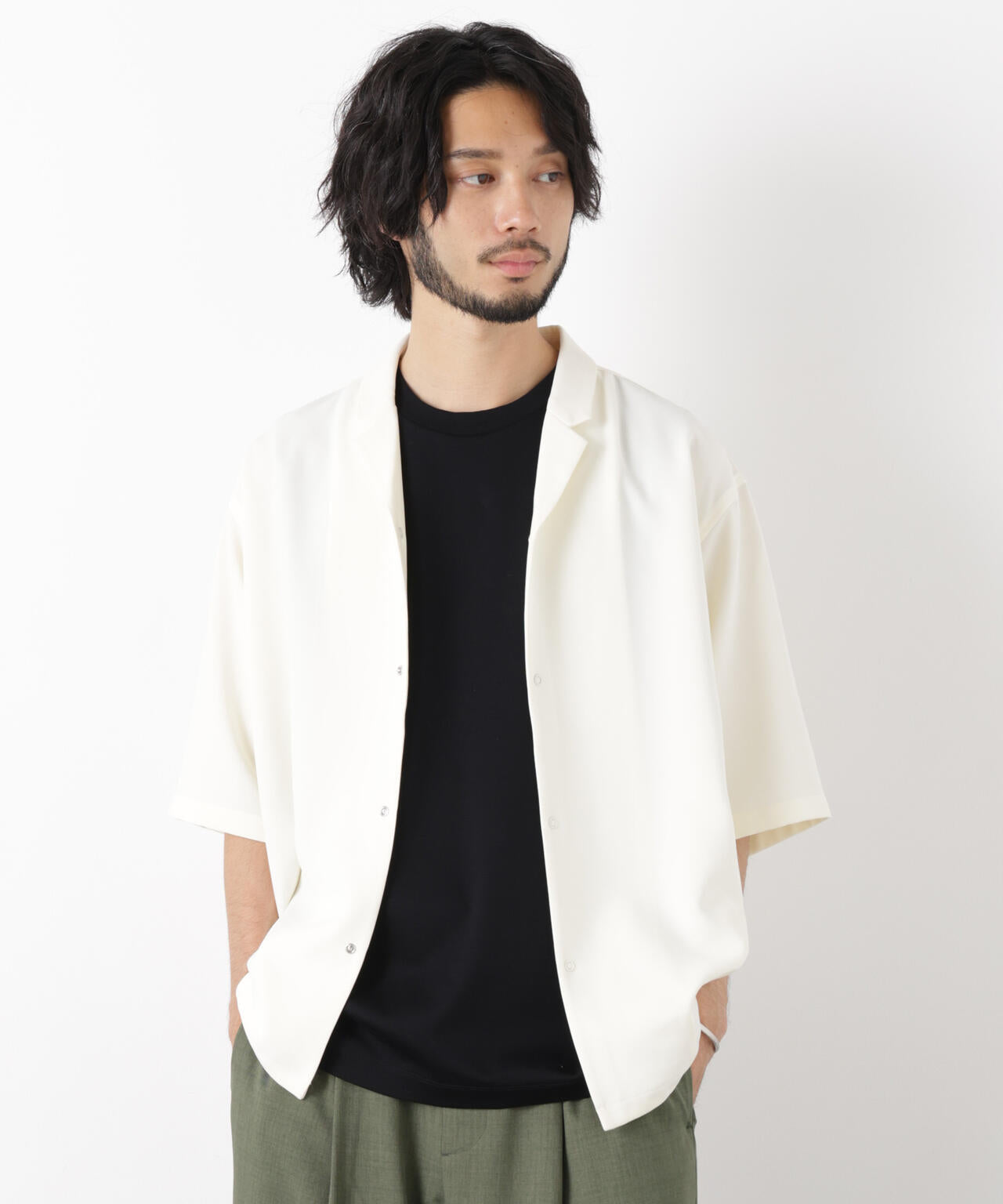 181cm　B:75 W:73 H:90 着用サイズ：L