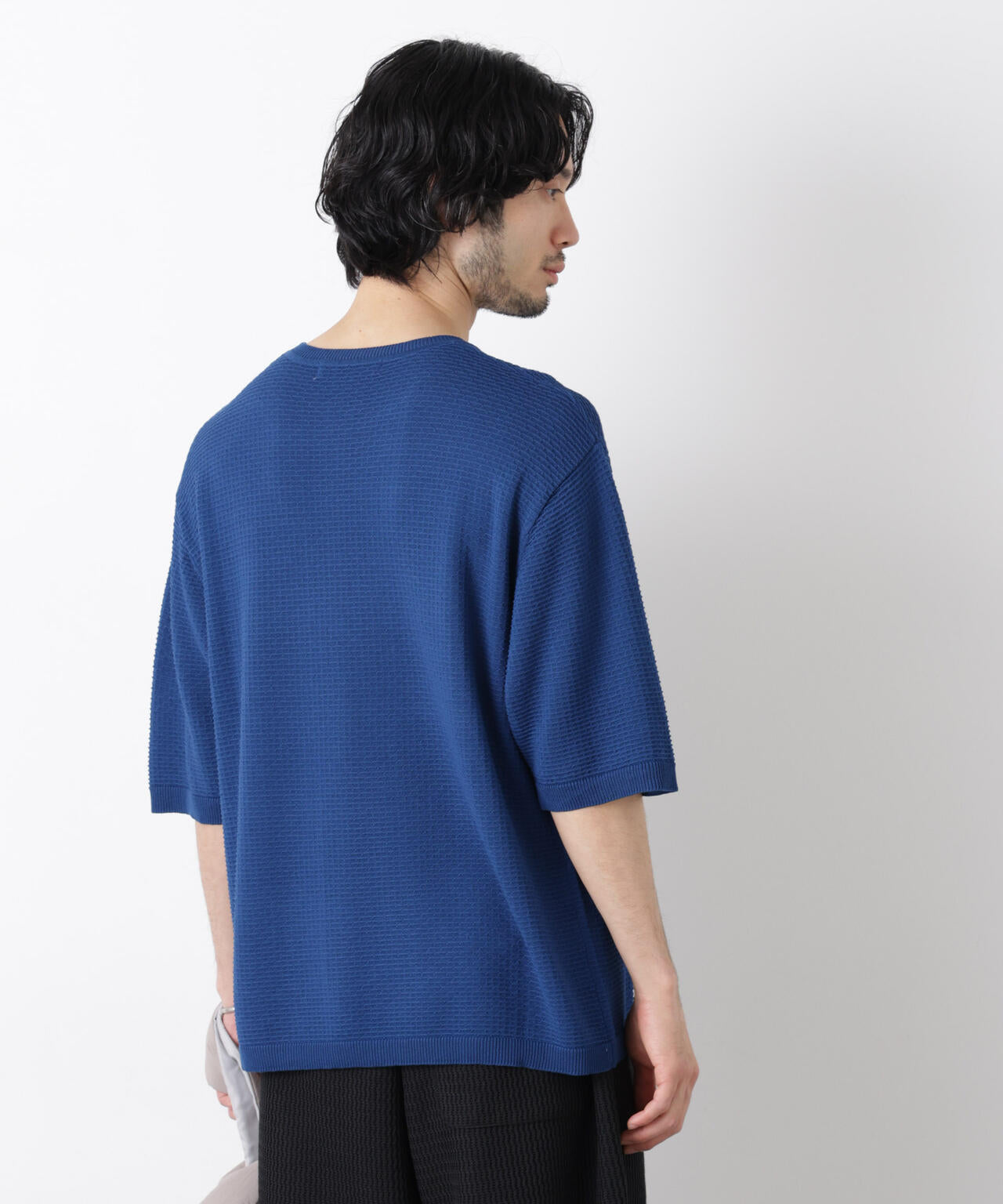 エアリードレープ ニットTシャツ 半袖