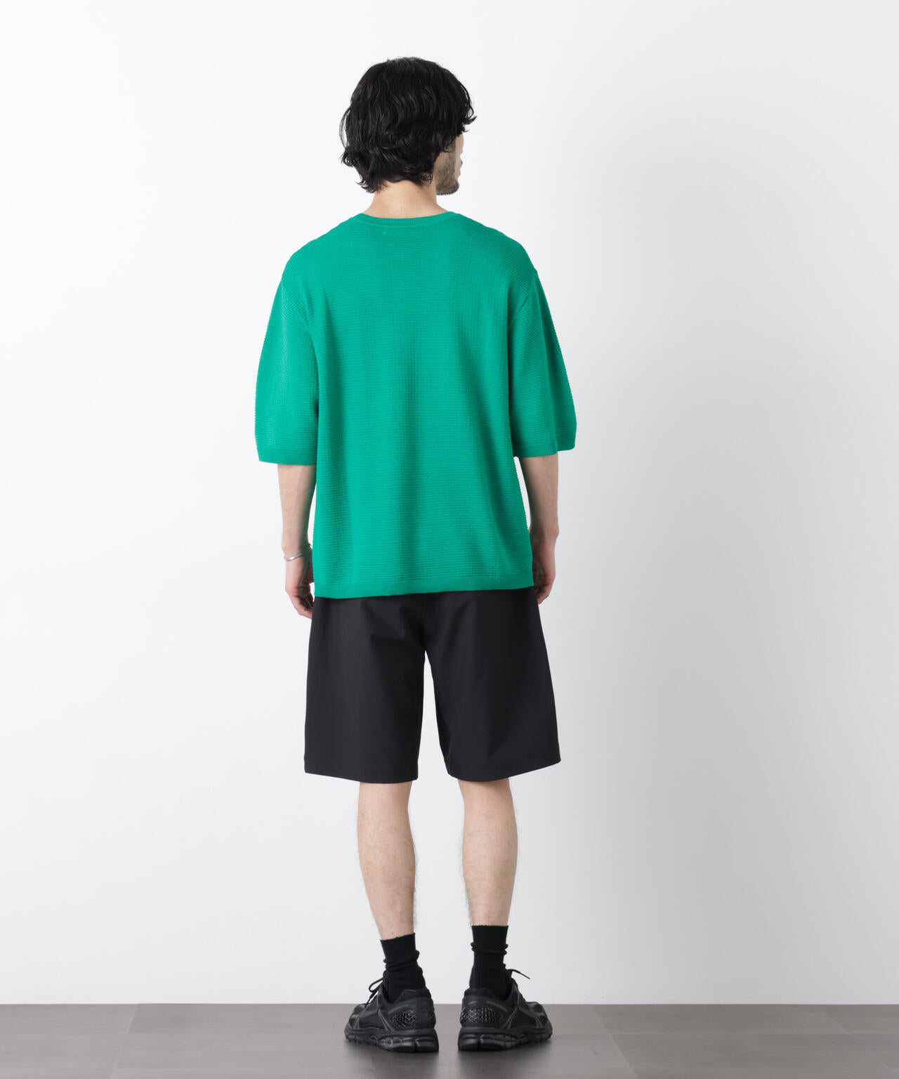 エアリードレープ ニットTシャツ 半袖