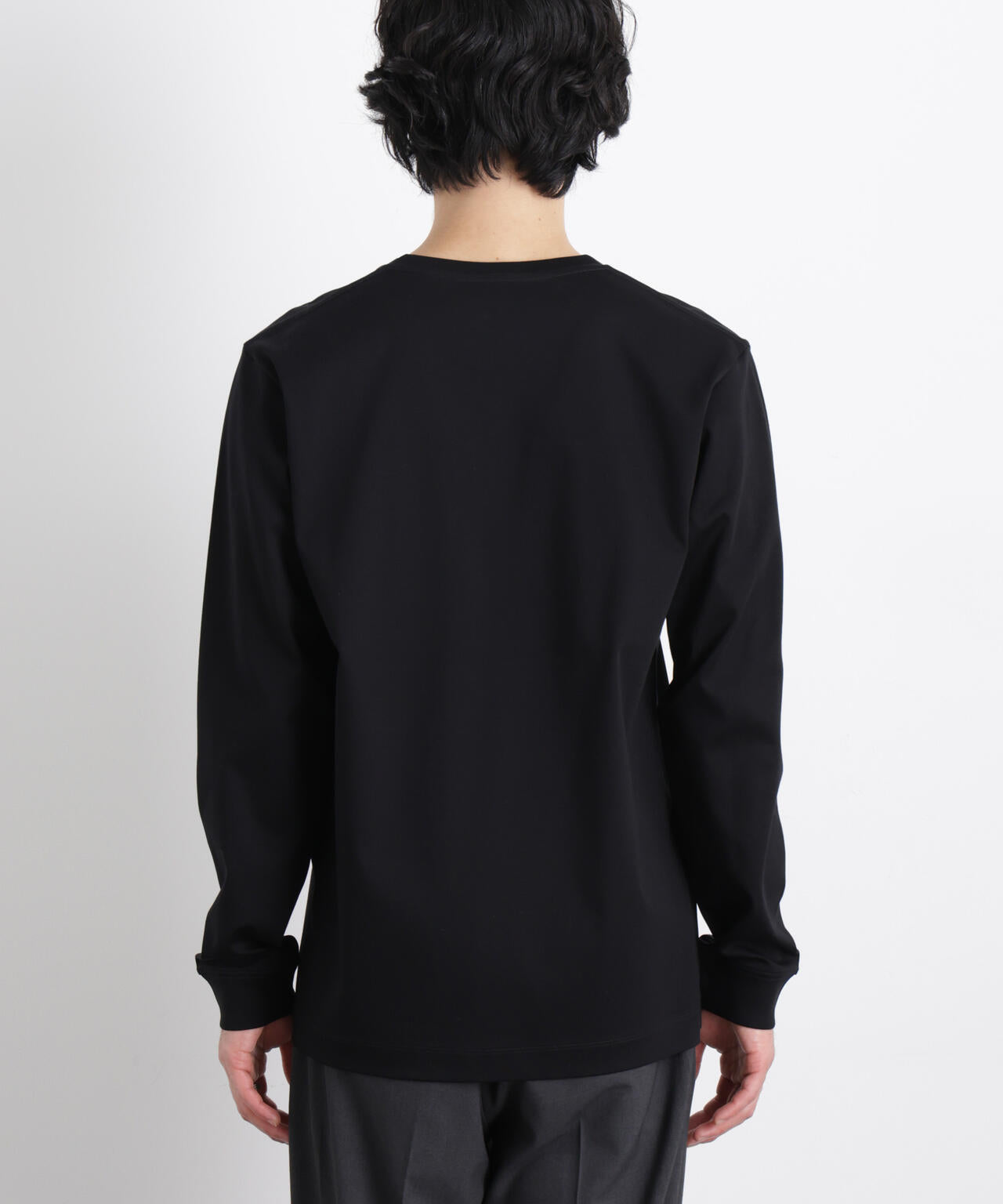 アンチスメルVネックTシャツ 長袖