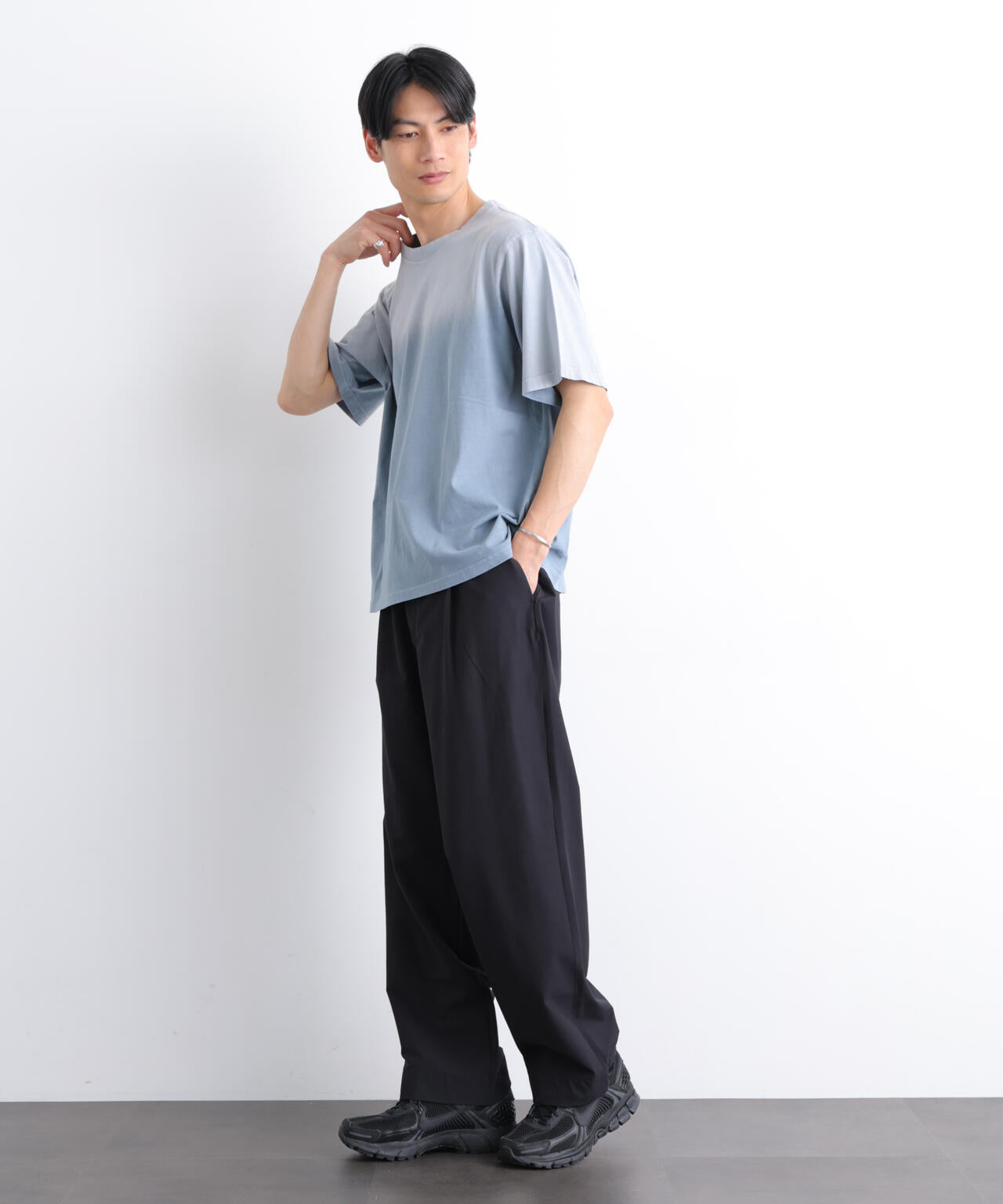 NORMANBROS別注 フェード加工Tシャツ 半袖