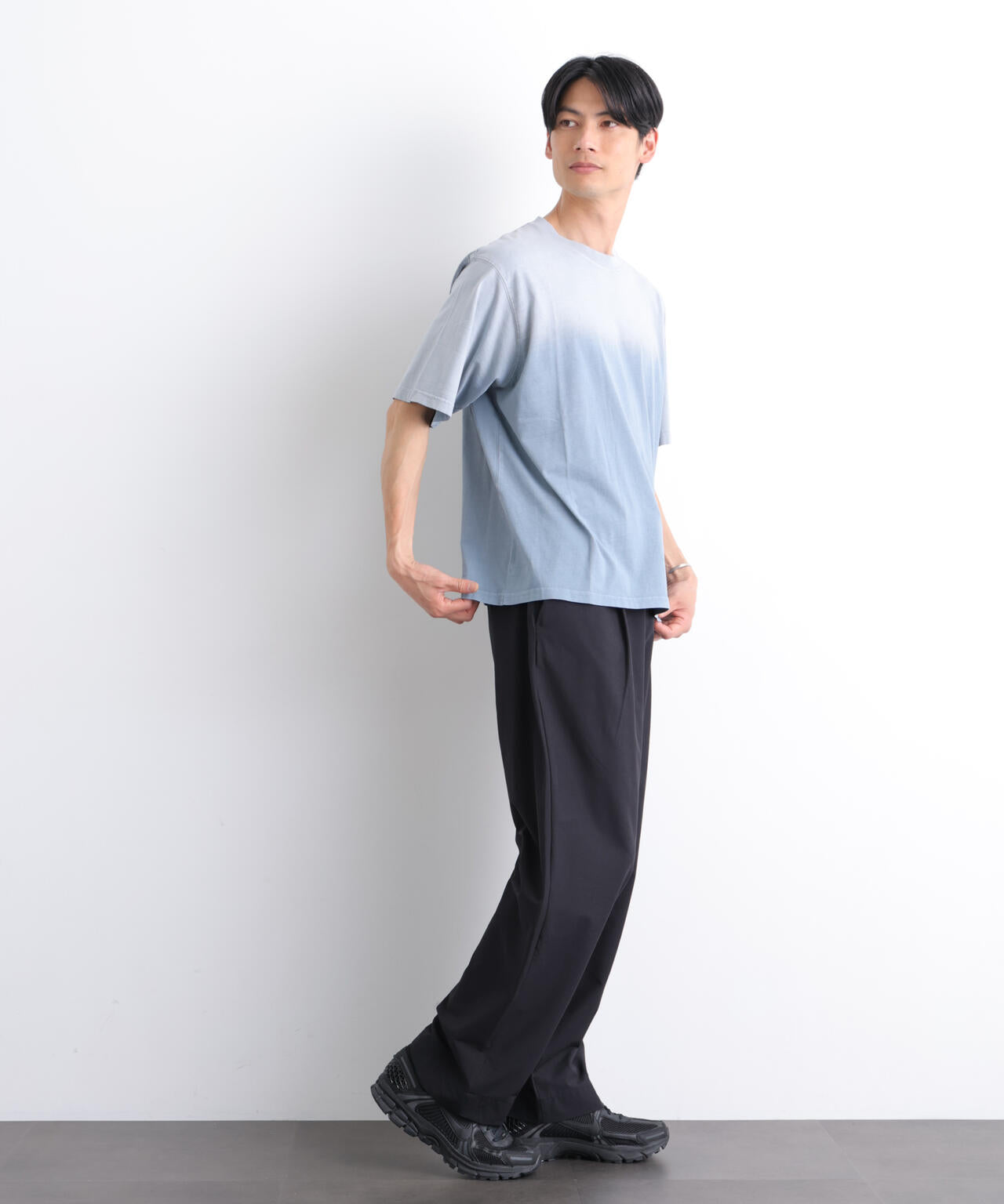 NORMANBROS別注 フェード加工Tシャツ 半袖