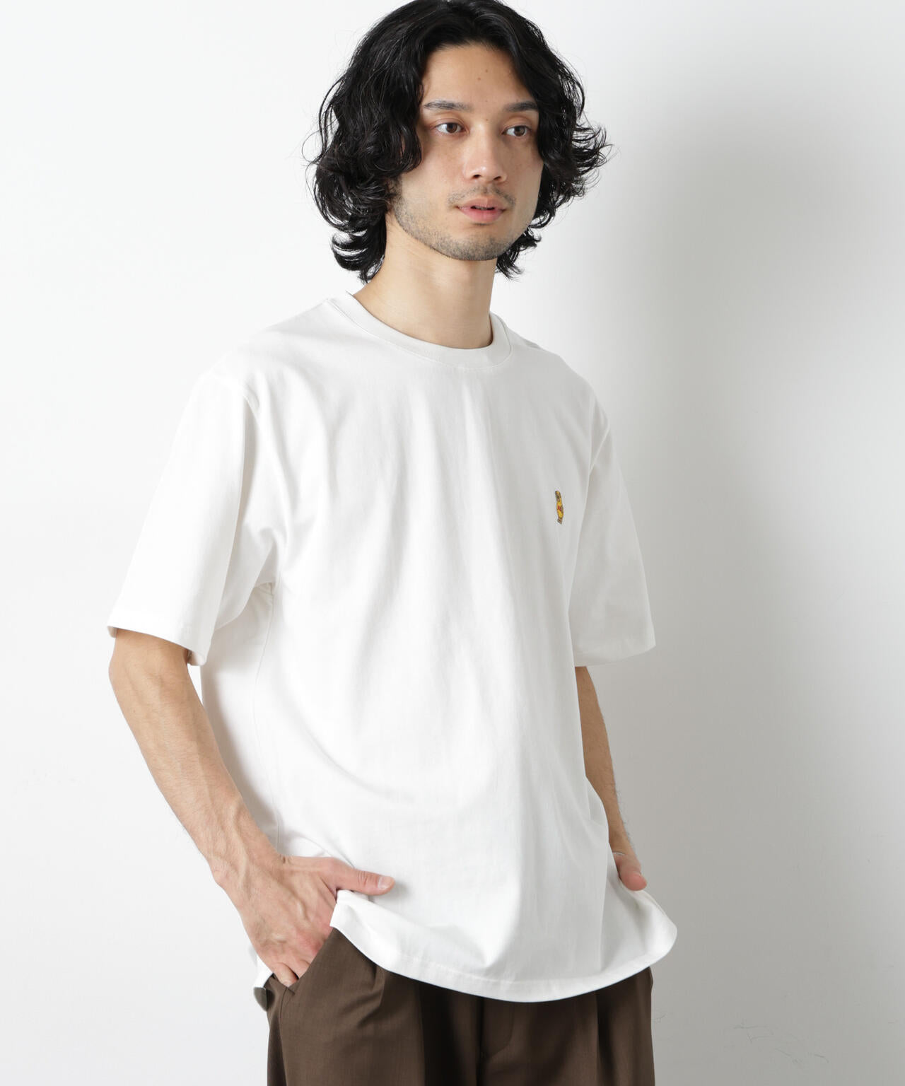 ナノベアTシャツ 半袖(落花生)