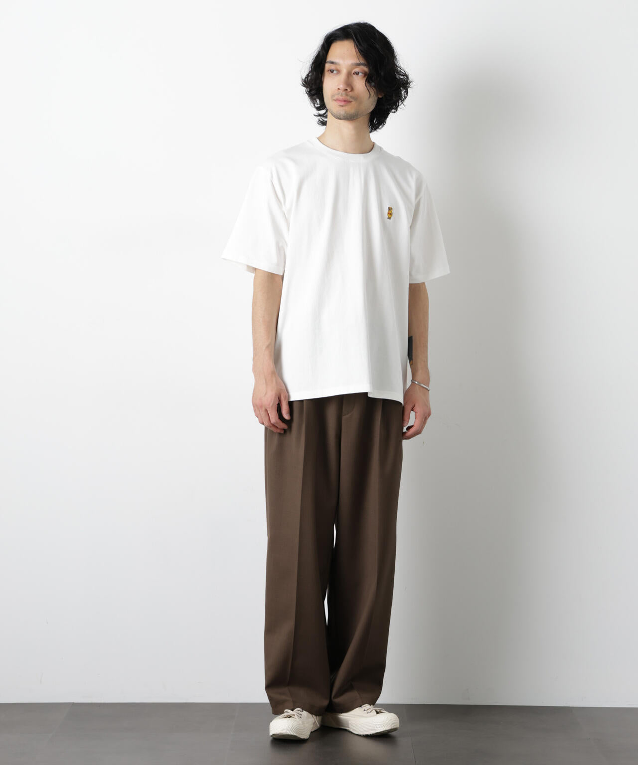 ナノベアTシャツ 半袖(落花生)