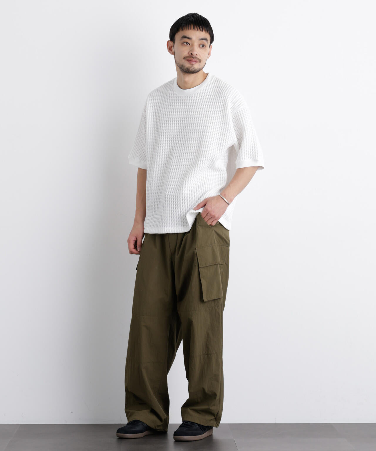 オニワッフルワイドTシャツ 半袖