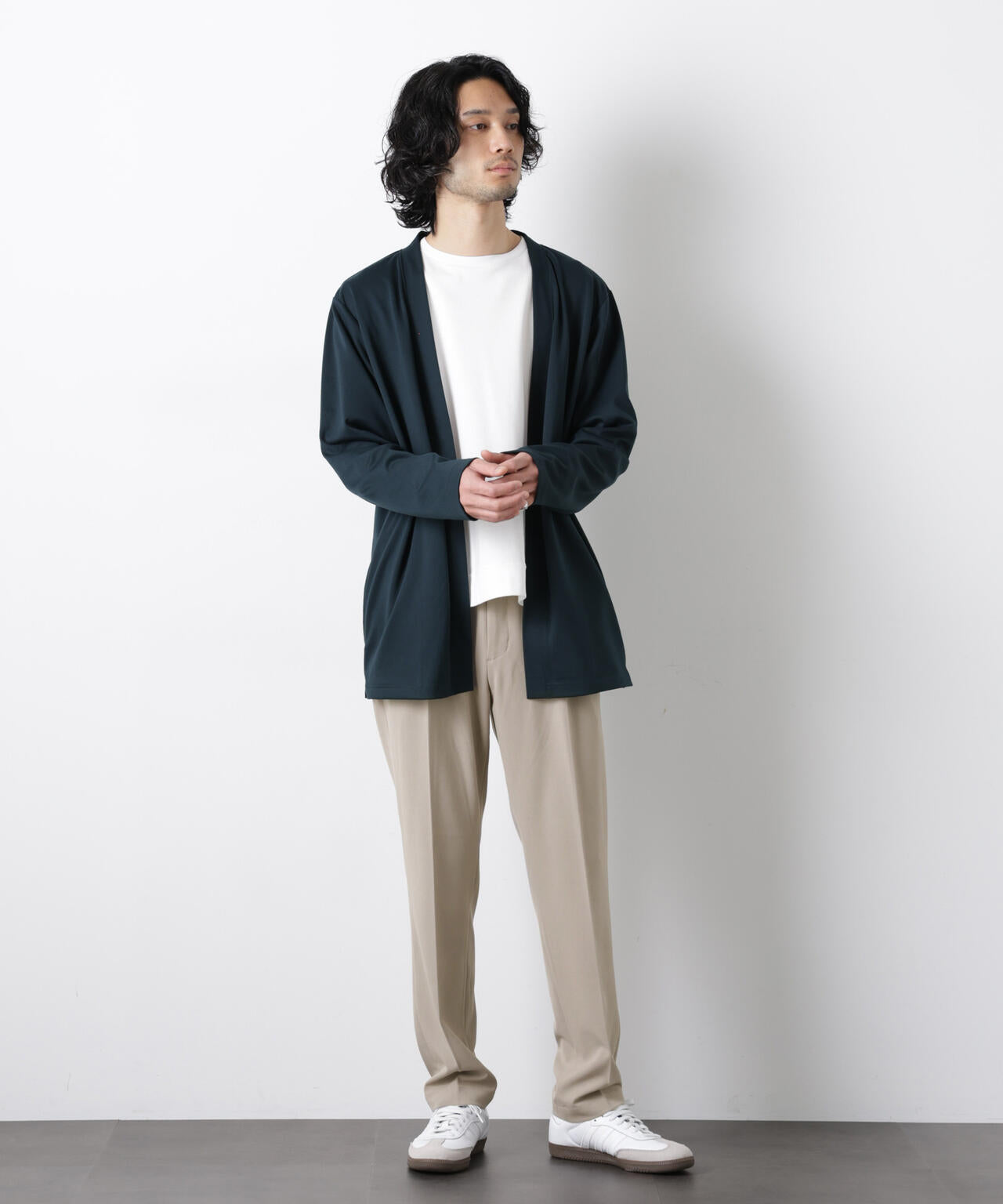 ALWAYS EASY ワンタックスラックス（セットアップ可）