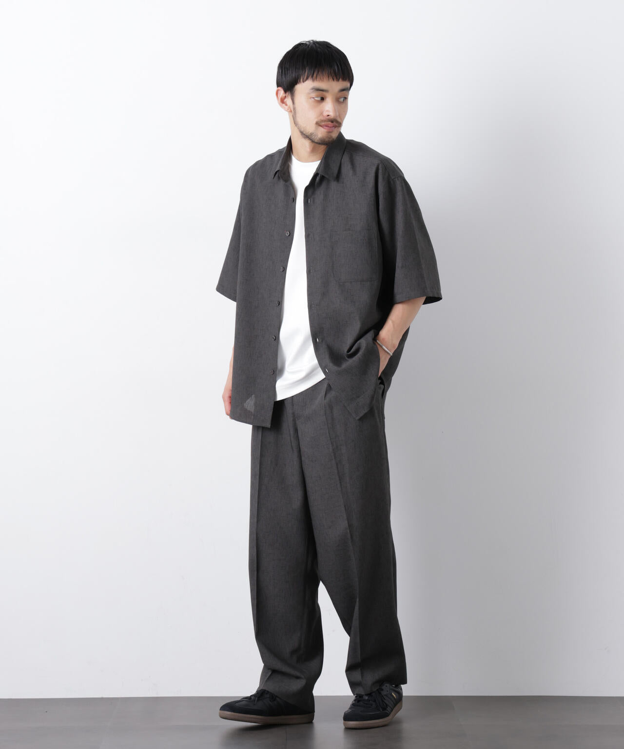 テックリネン スラックス(セットアップ可)