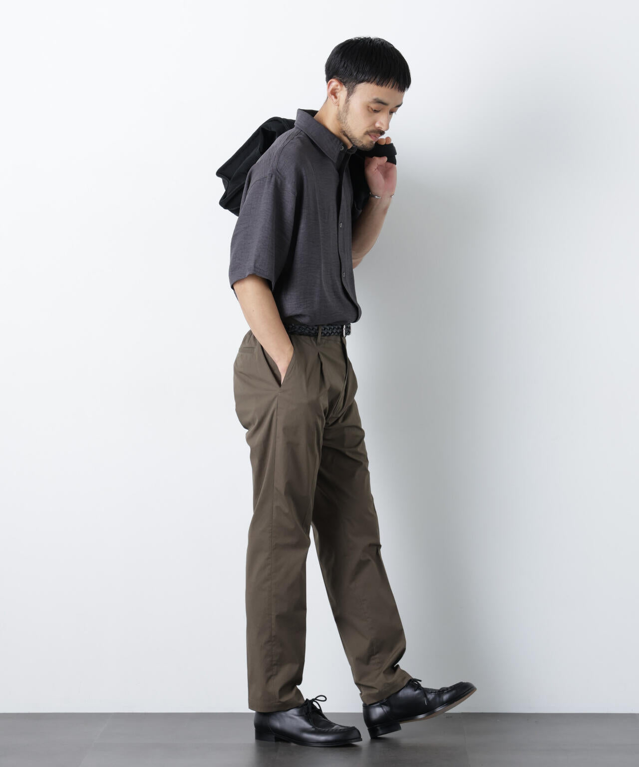 COOLMAX (R) テーパードスラックス