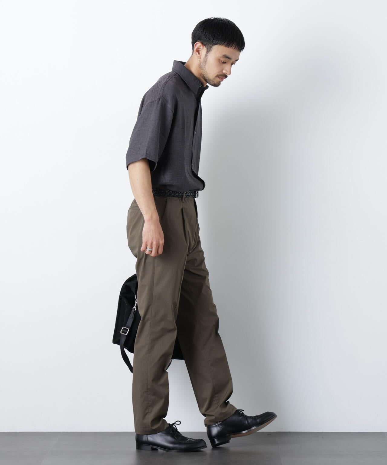 COOLMAX (R) テーパードスラックス