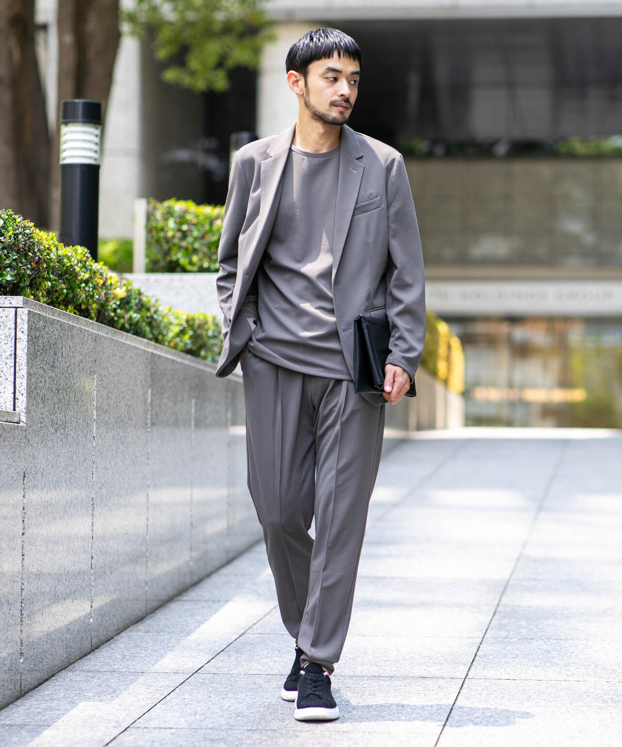 WEB限定/シンセティックレザー2WAYクラッチバッグ