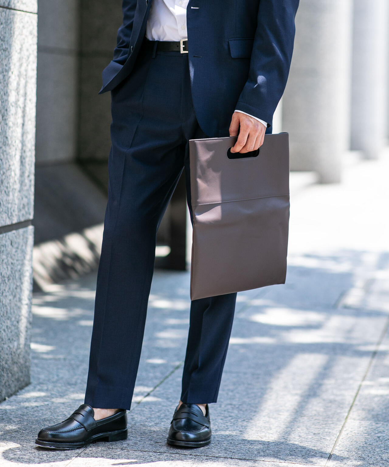 WEB限定/シンセティックレザー2WAYクラッチバッグ