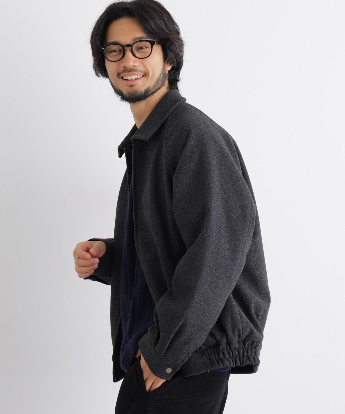 181cm　B:75 W:73 H:90 着用サイズ：L