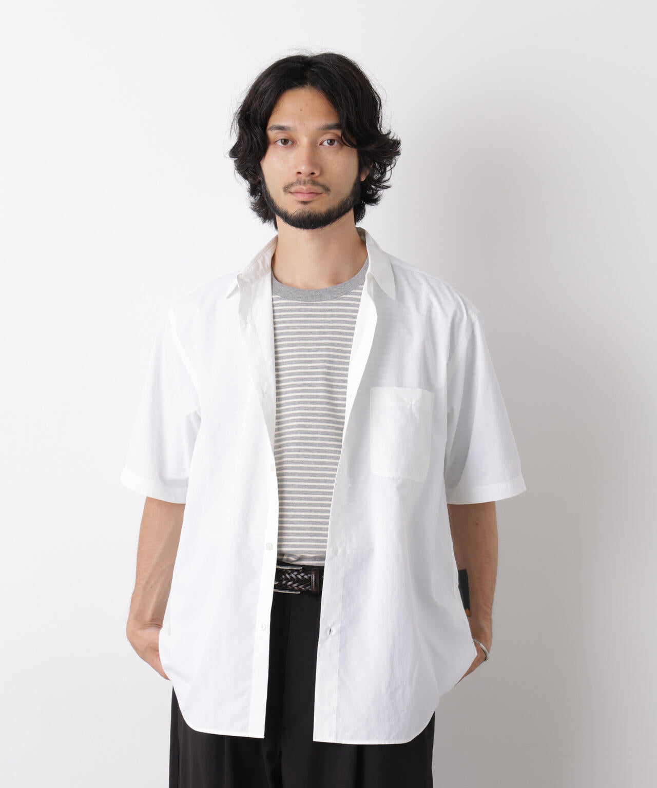 181cm　B:75 W:73 H:90 着用サイズ：L