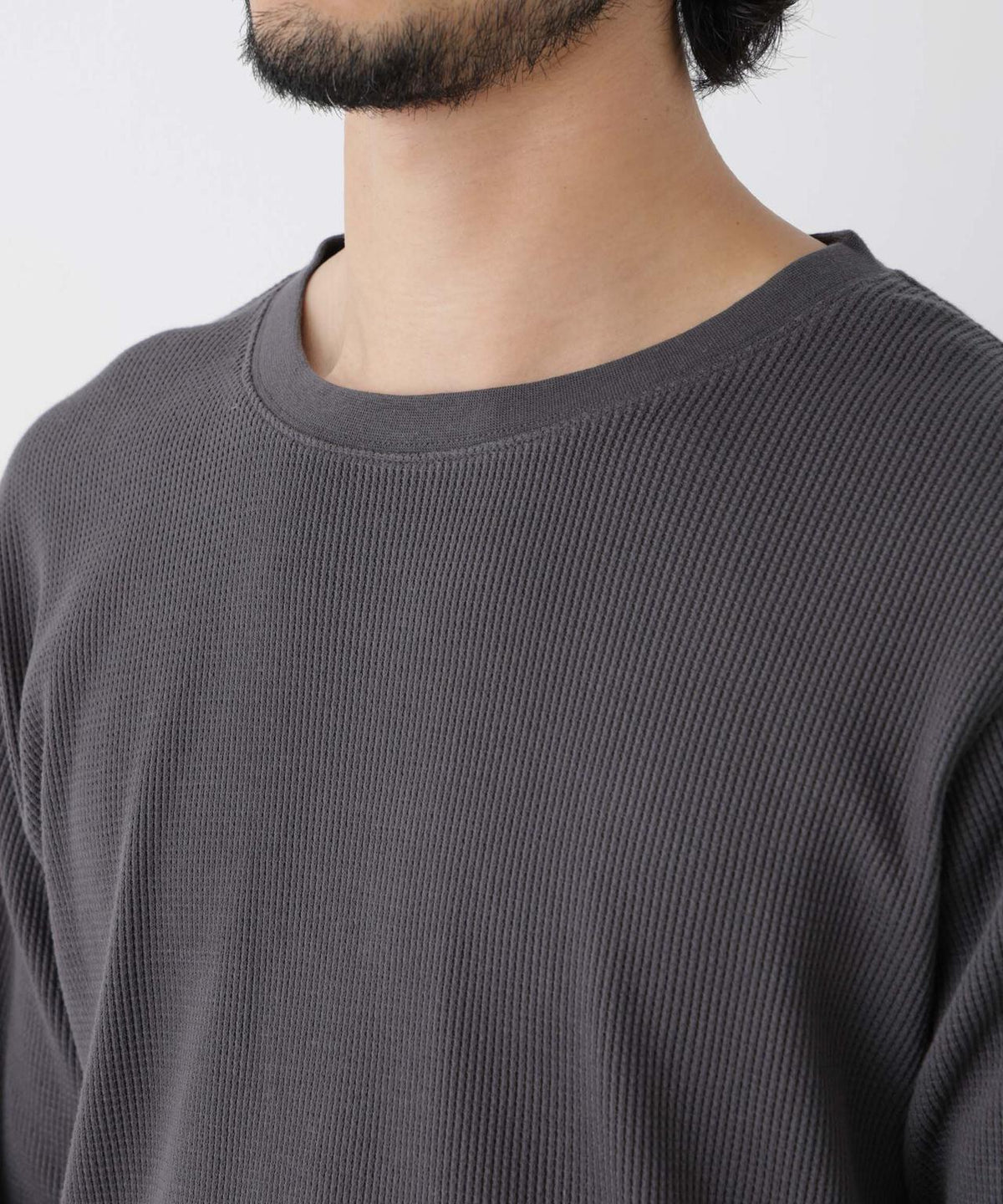 アンチスメルワッフル Tシャツ 長袖