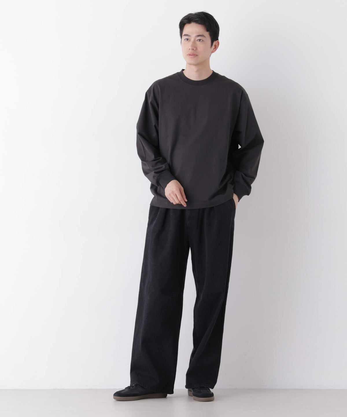 8ozビッグシルエットTシャツ 長袖
