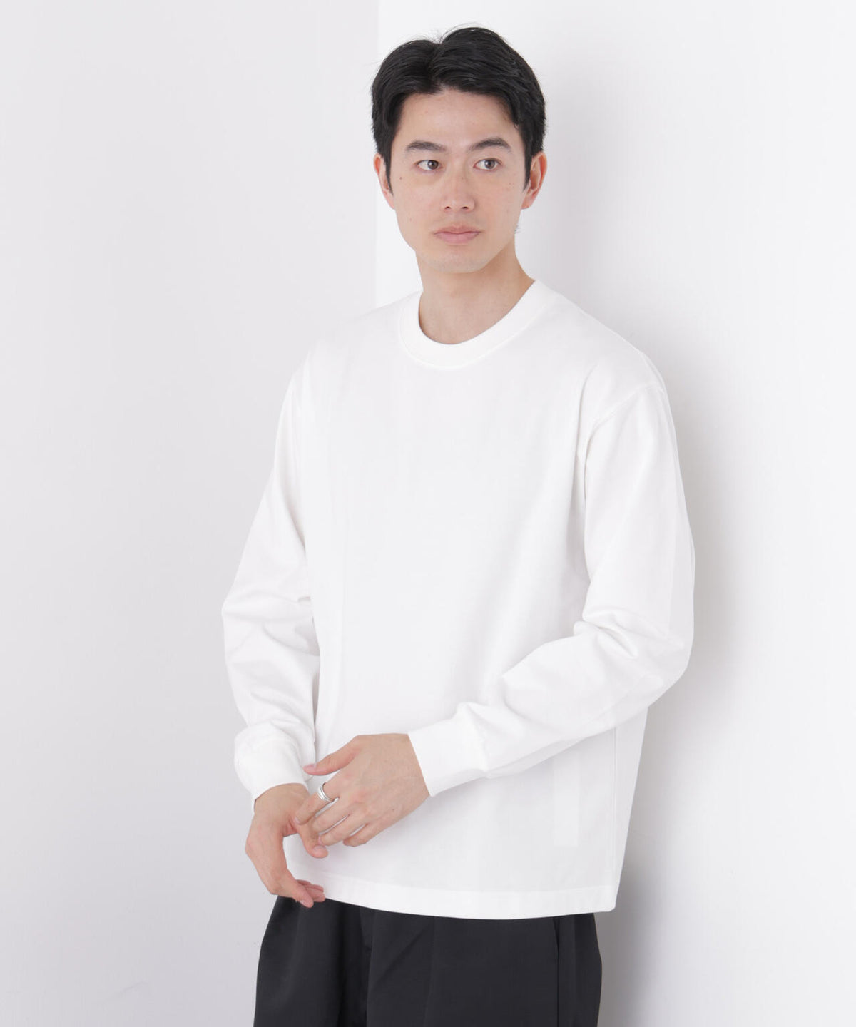 8ozビッグシルエットTシャツ 長袖