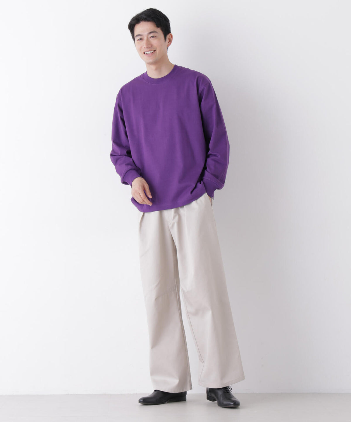 8ozビッグシルエットTシャツ 長袖
