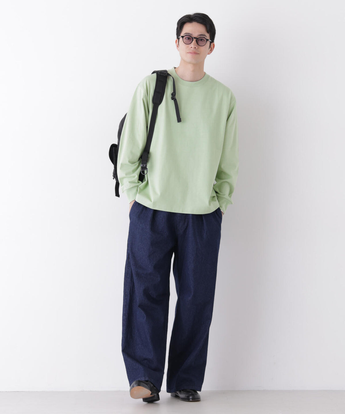 8ozビッグシルエットTシャツ 長袖