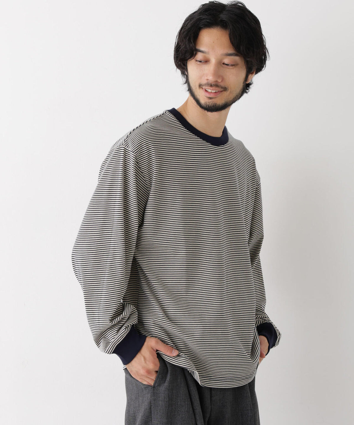 181cm　B:75 W:73 H:90 着用サイズ：L