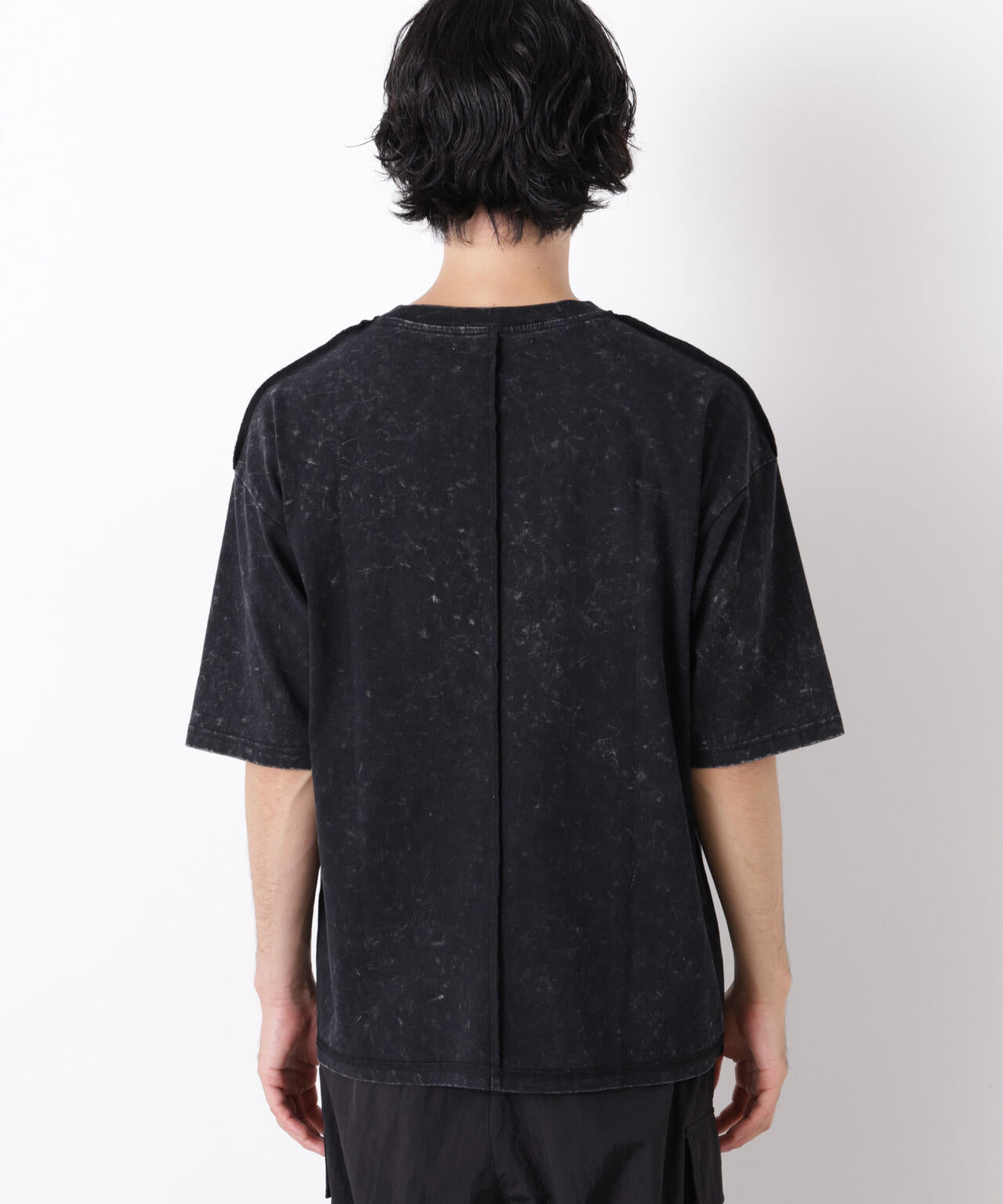 ワンポイントピグメントTシャツ 半袖