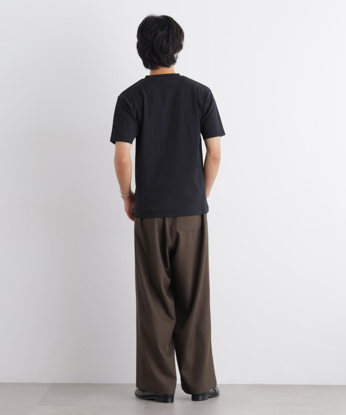 コンパクトヘンリーネックTシャツ 半袖