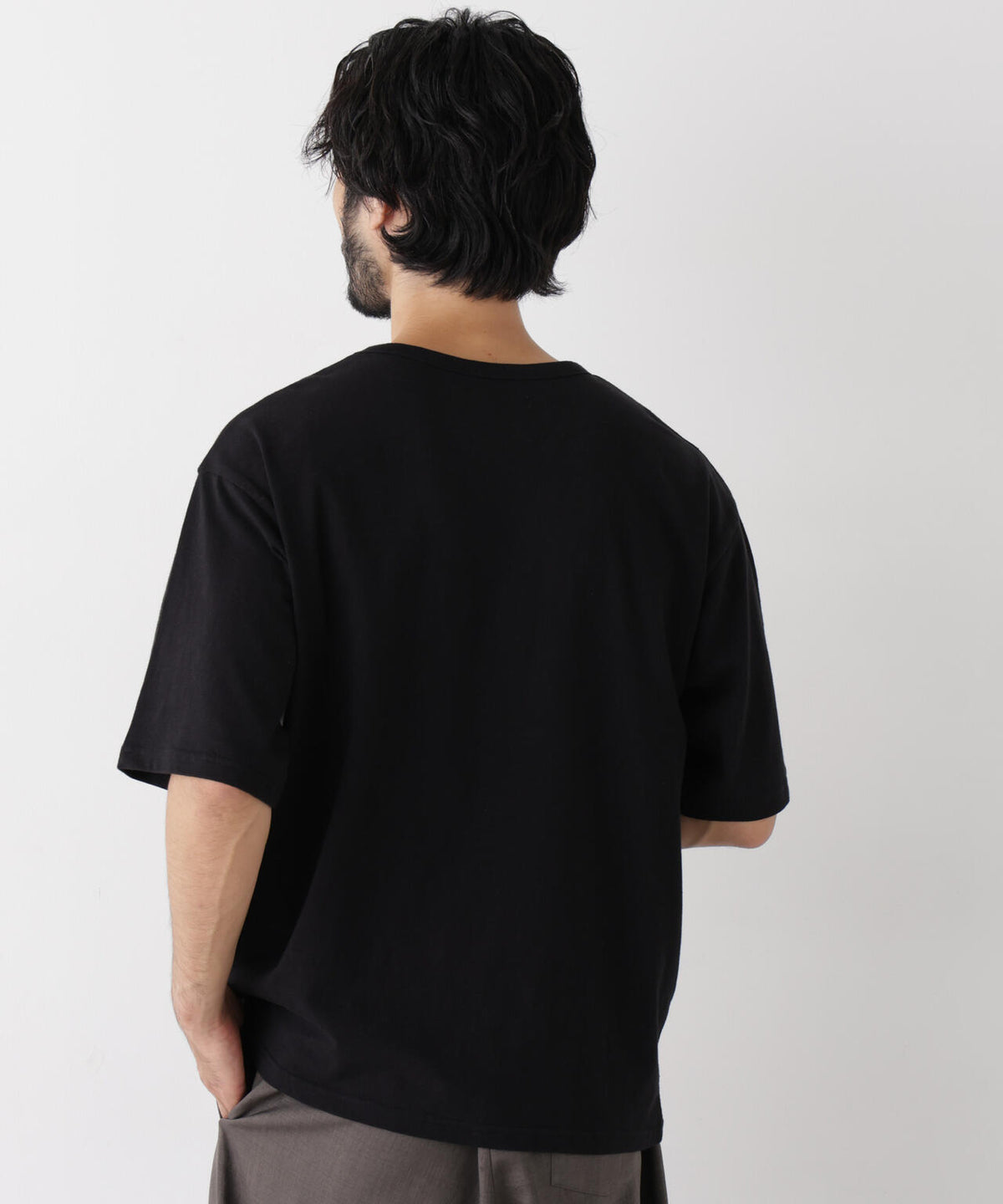 スラブワイドTシャツ 半袖