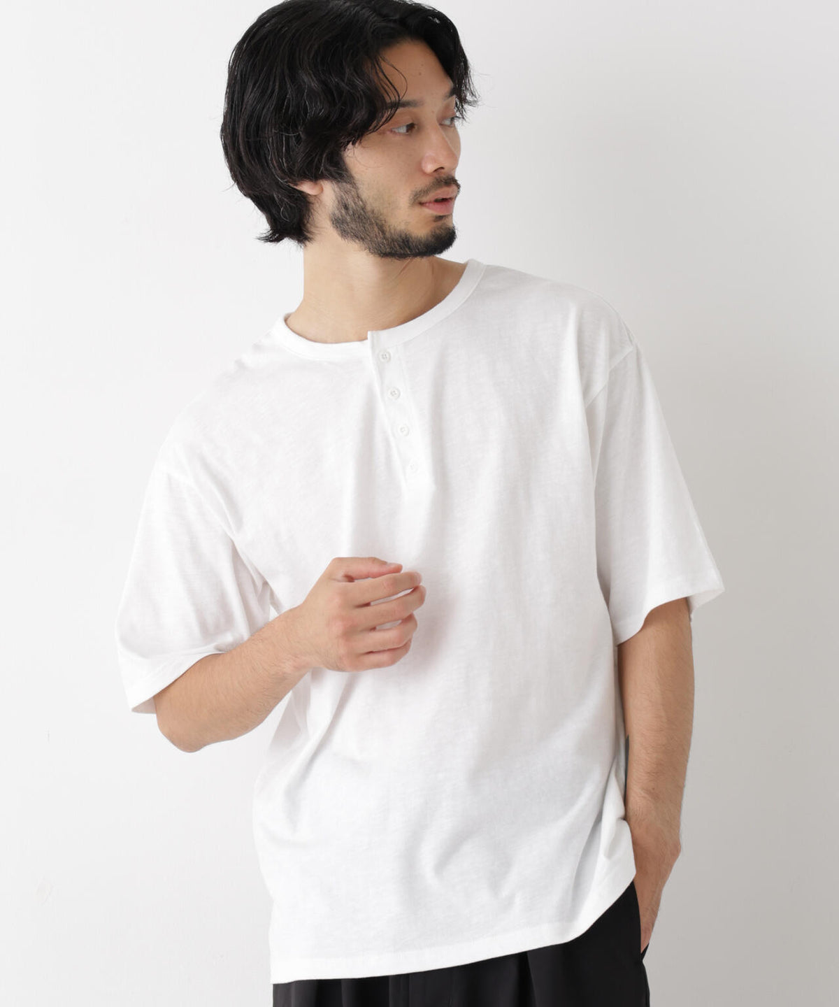 181cm　B:75 W:73 H:90 着用サイズ：L