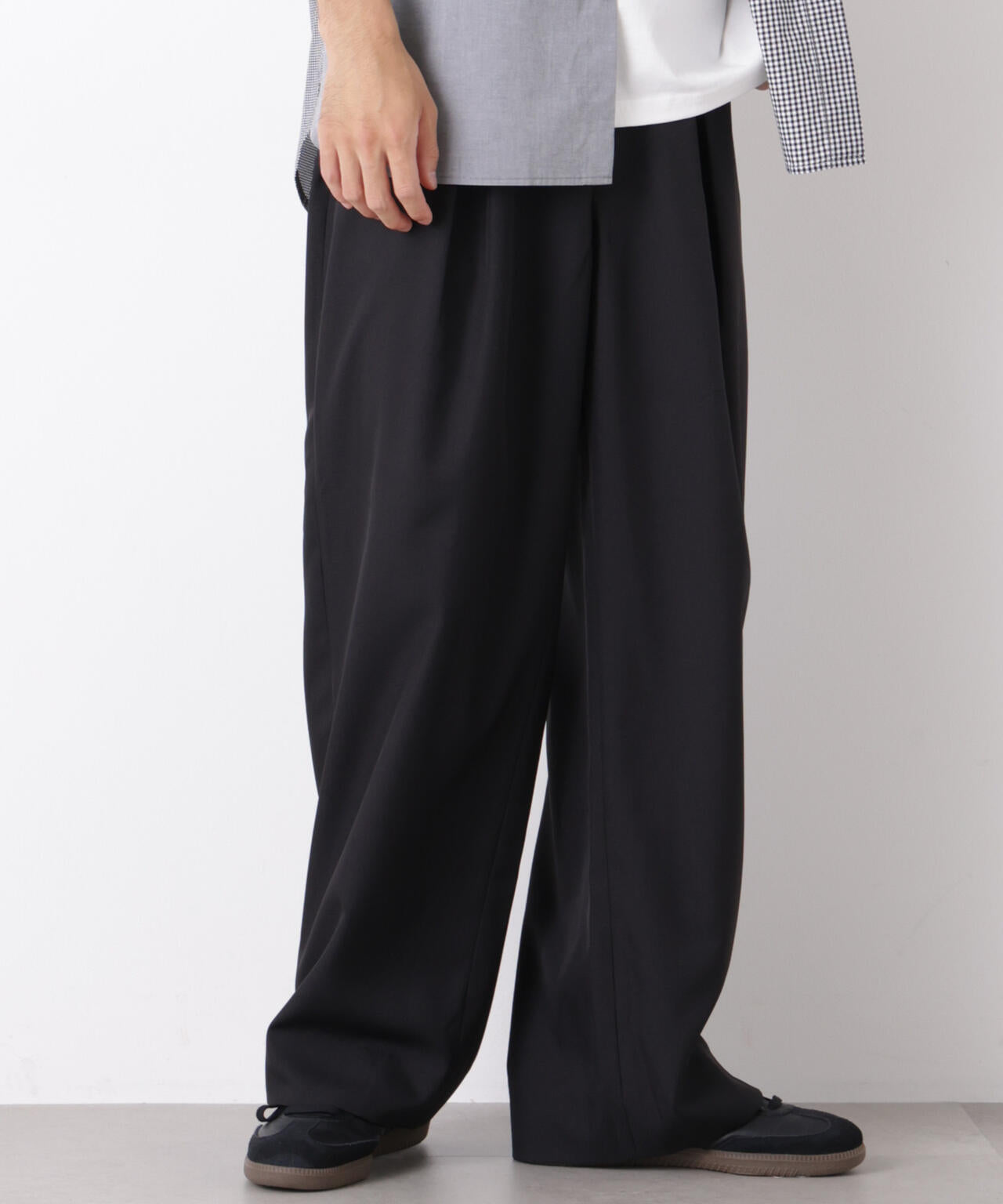 181cm　B:75 W:73 H:90 着用サイズ：L