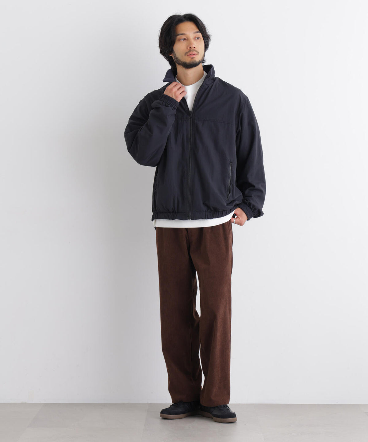 イージーワイドコーデュロイパンツ