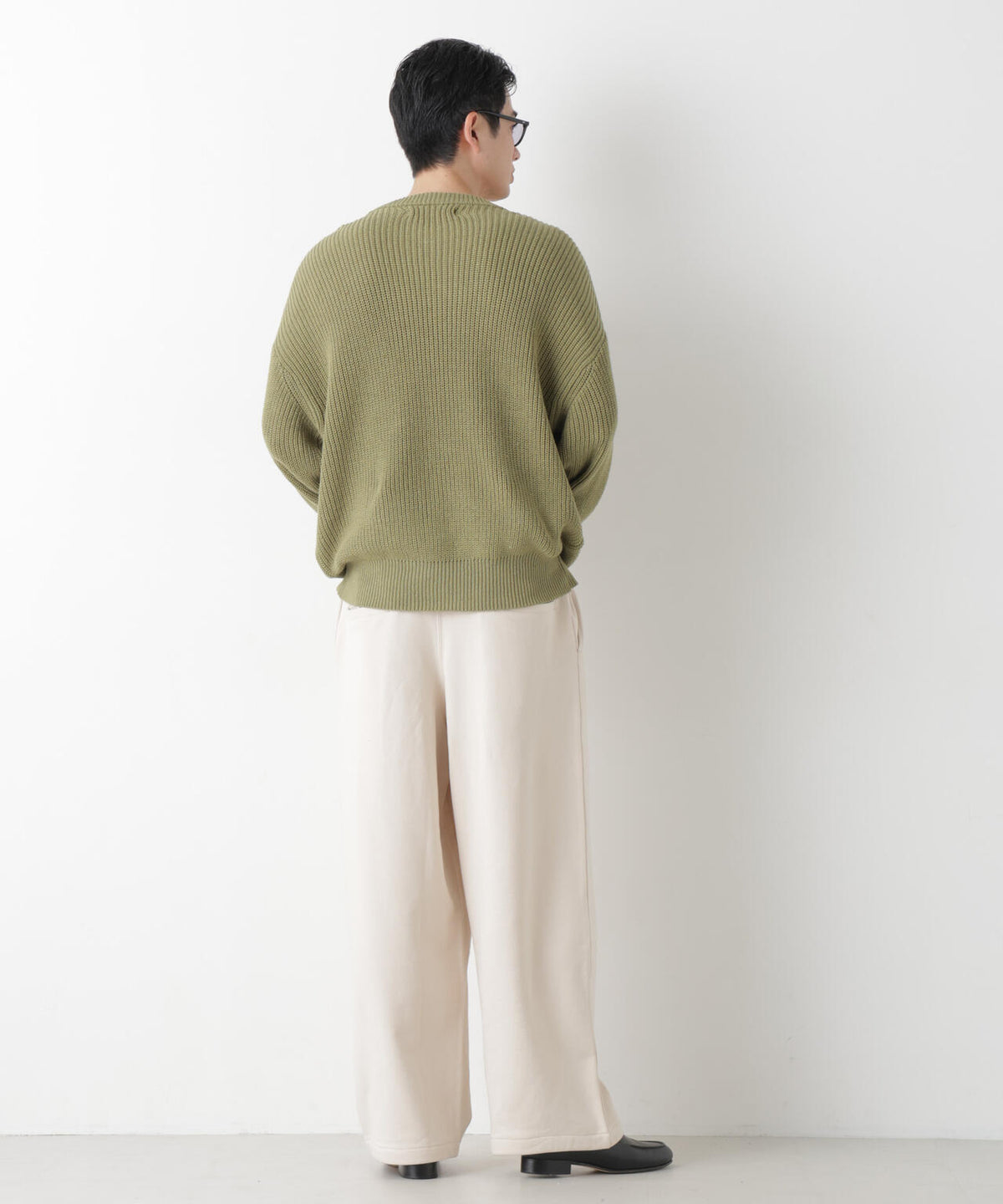 WEB限定/2タックワイドスウェットパンツ