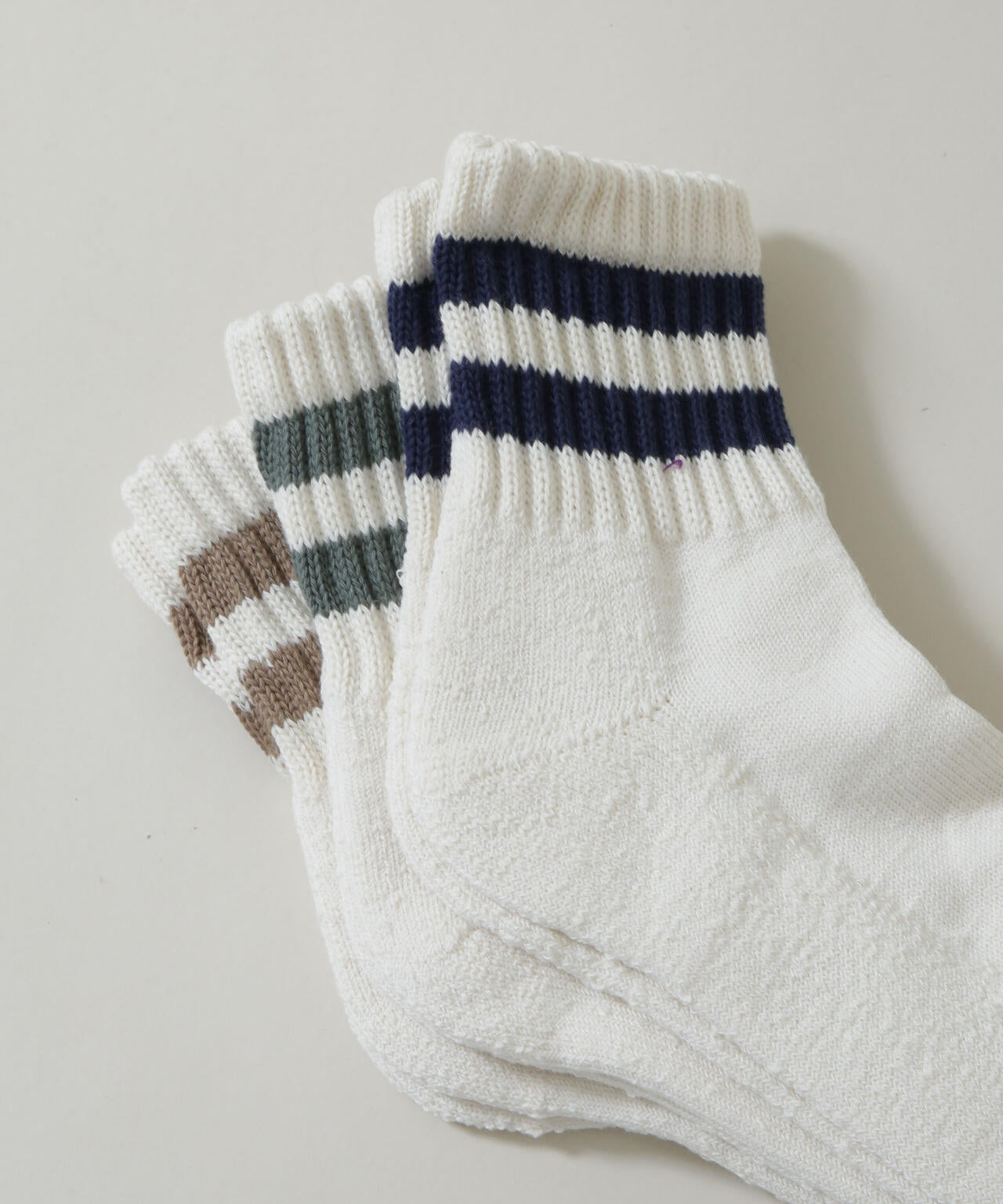 Healthknit/シンカー2本ライン ソックス 3足SET
