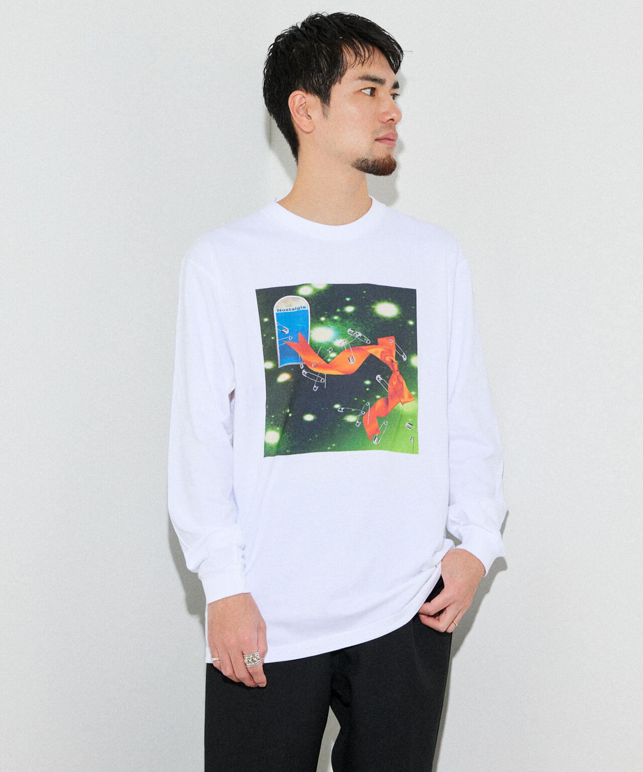 「とんだ林蘭×ＮＡＮＯ　ｕｎｉｖｅｒｓｅ」　ロングＴシャツ