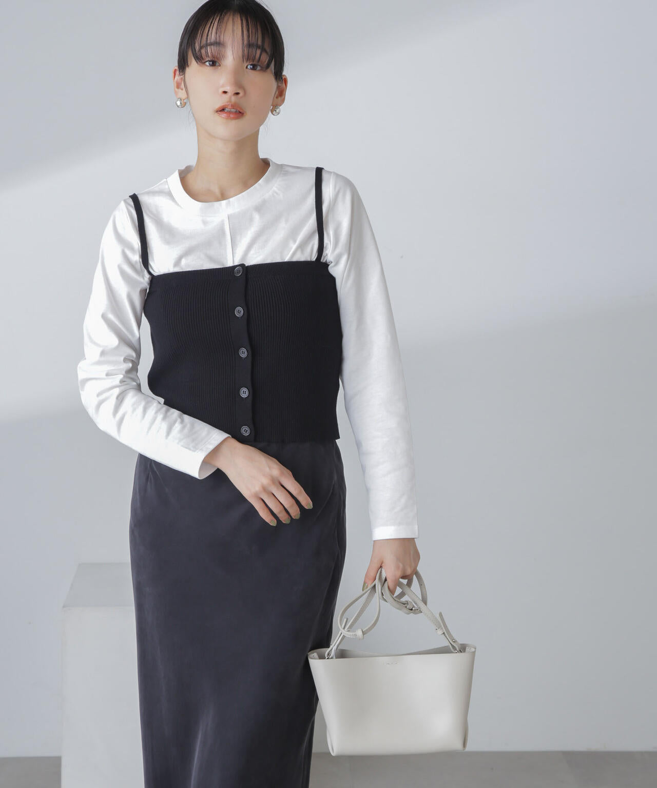 3WAYニットビスチェセットTee