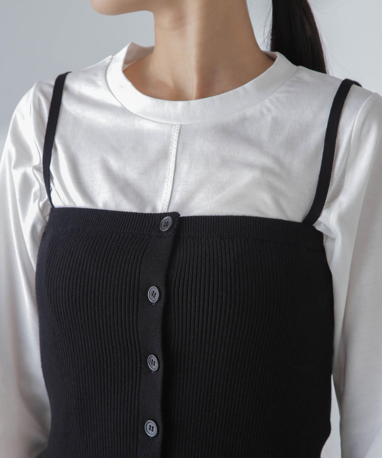 3WAYニットビスチェセットTee