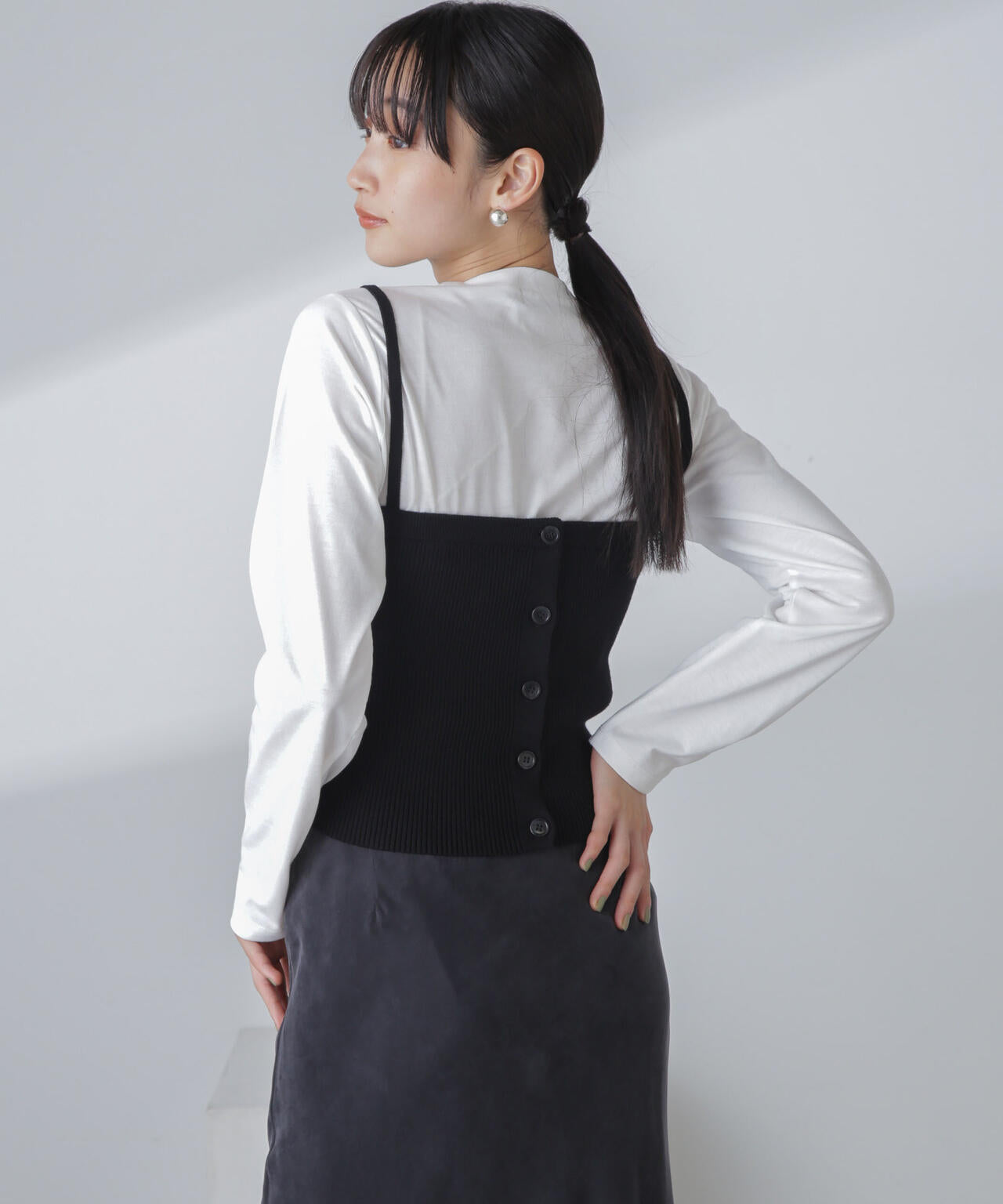 3WAYニットビスチェセットTee