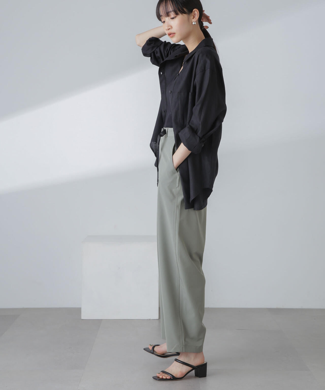 ストレートパンツ 多機能軽量ストレッチ－SHELTECH(セットアップ可)