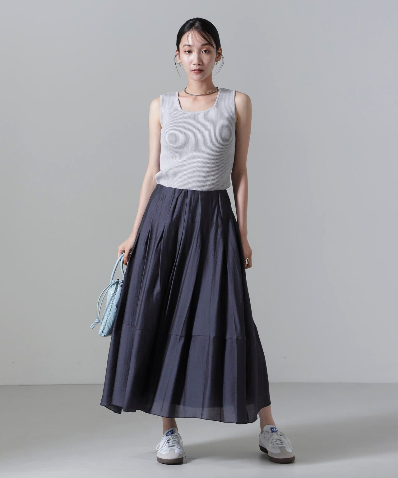 オーガンジータックスカート(セットアップ可)