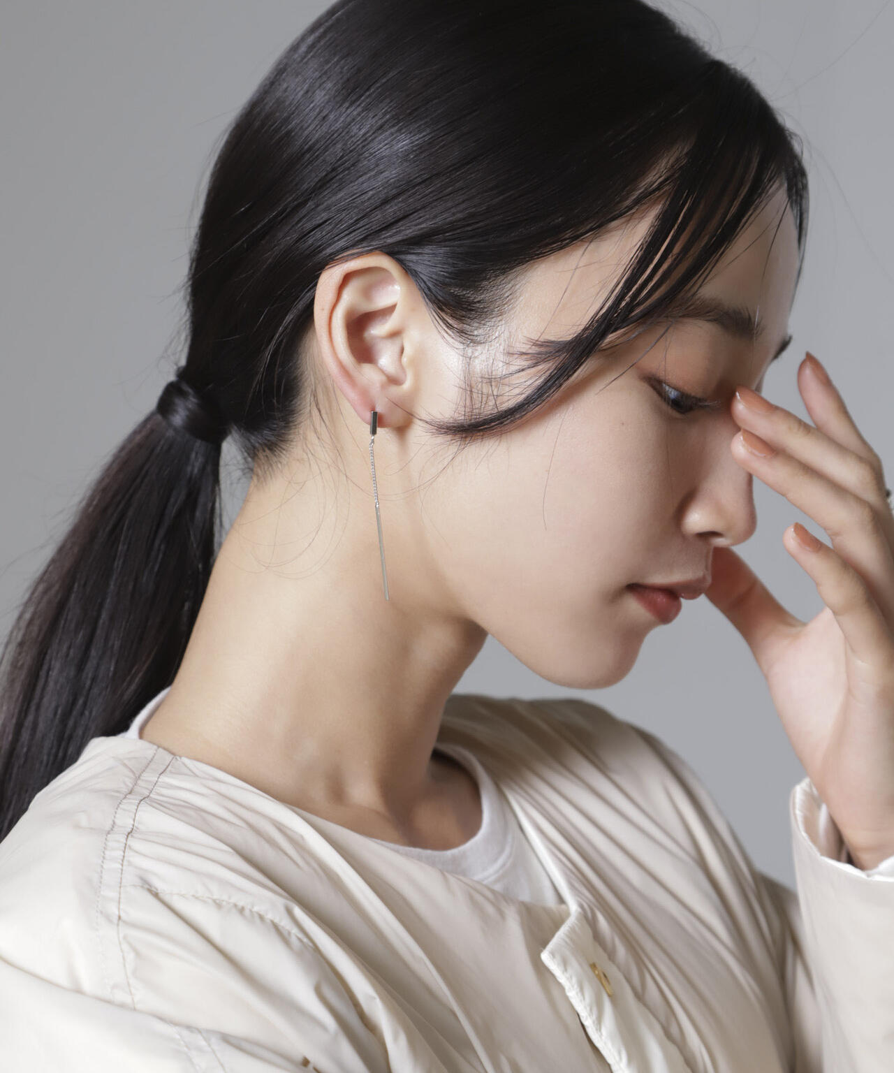 チェーンパーツピアス