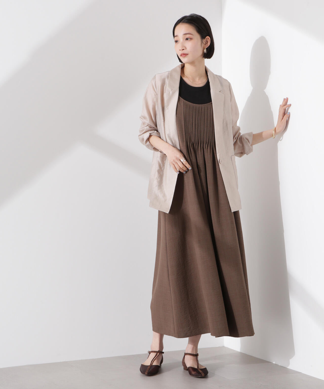 シアーシングルジャケット
