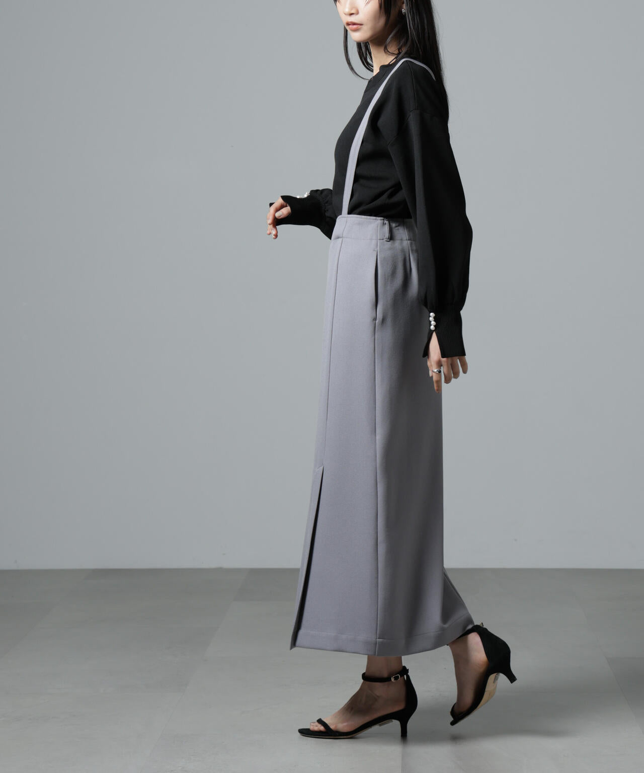 取り外しサスペンダー2wayスカート