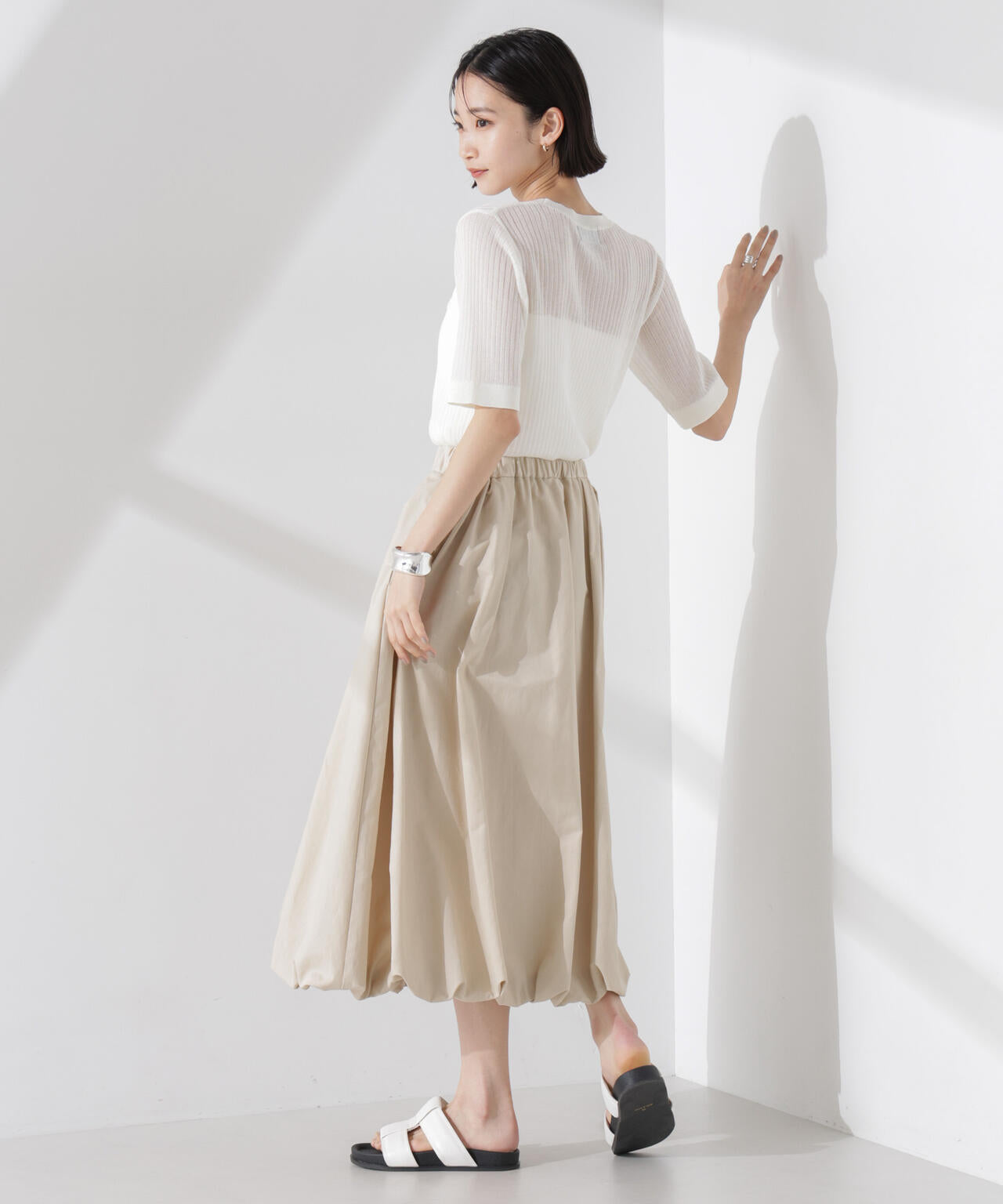PENNEYS別注TheFOXシアーリブニットトップス