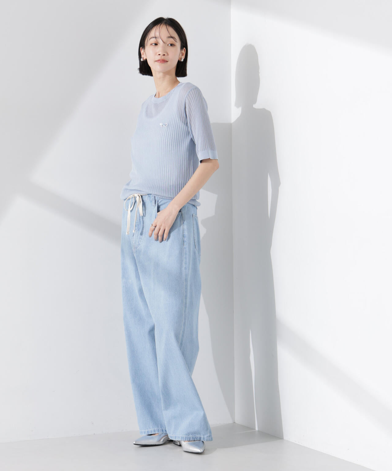 PENNEYS別注TheFOXシアーリブニットトップス