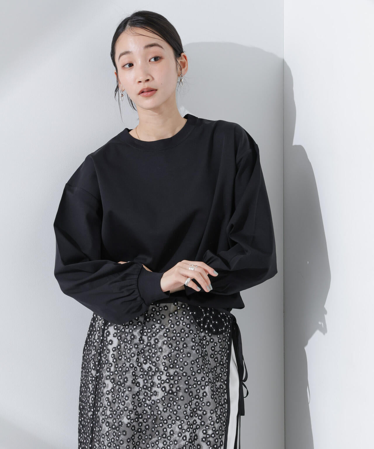 Anti SmellスムースシルケットロングスリーブTシャツ